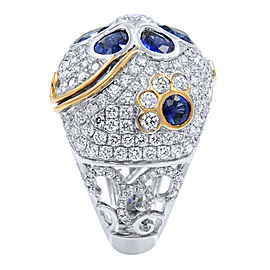 Diamond, Sapphire Ring