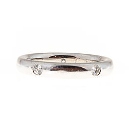 Platinum .30ct Diamond Wide Platinum Eternity Wedding Band Ring Size 7