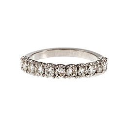 Estate Platinum Diamond Wedding Ring Size 6