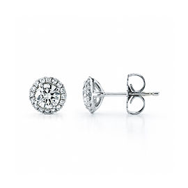 18K White Gold Diamond Earrings