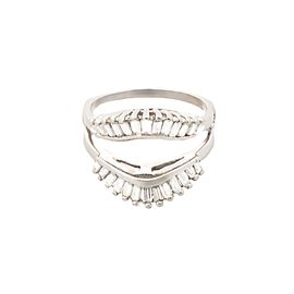 White White Gold Womens Ring Size 7.5