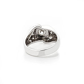 14K White Gold 1.0 Ct Round Diamonds Ring 8.8 Grams Ring Size 11 Men's