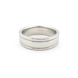Tiffany & Co. Wedding Ring Platinum Size 8.25