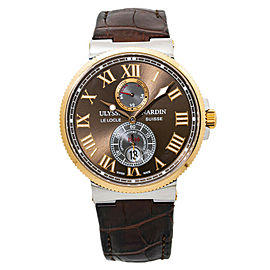 Ulysse Nardin Marine Chronometer 265-67 Brown Dial Men Automatic