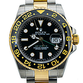 Rolex GMT Master II 116713LN Ceramic 18K Gold Stainless Steel 40MM