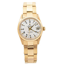 Rolex Datejust 6627 Midsize 18K Rose Gold Automatic Watch 31mm