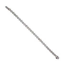 Platinum with 7.70ct Diamond Bracelet