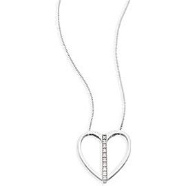 Damiani "Anima Gemella" 18K White Gold with 0.06ctw Diamond Necklace