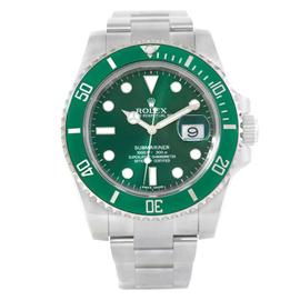 Rolex 116610LV Submariner Green Dial Mens Watch