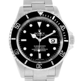 Rolex Submariner 16610 Stainless Steel Black Dial Automatic 40mm Mens Watch