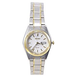 Seiko SUT108 Two Tone Stainless Steel Quartz 25mm Womens Watch