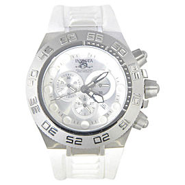 Invicta Subaqua 1536 Stainless Steel & White Polyurethane Quartz 50mm Mens Watch