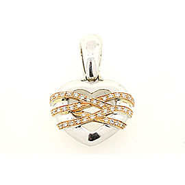 Chimento 18K White Gold, 18K Rose Gold Diamond Pendant