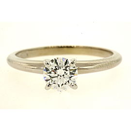 Blue Nile Diamond Solitaire Engagement Ring .74ct E VVS2 XXX GIA $7650 retail