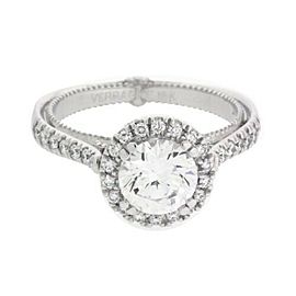 Verragio Couture 0433R diamond halo engagement ring in white gold size 6.25
