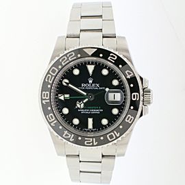 Rolex GMT-Master II 40MM Ceramic Bezel Automatic Mens Watch 116710 Box Papers