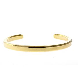 Tiffany & Co. 18k Bracelet Cuff T & Co. Makers NY 1837 Narrow $4800 Small size