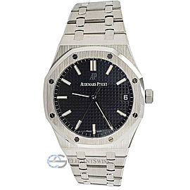 Audemars Piguet Royal Oak Black Dial Stainless Steel Watch