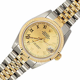 Rolex Datejust Midsize 68273 Champagne Jubilee Roman Dial
