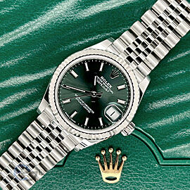 Rolex Datejust 31mm 278274 Olive Green Dial Steel Jubilee
