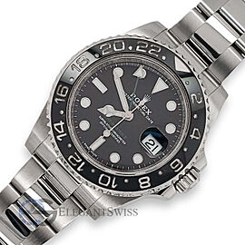 Rolex GMT-Master II 40MM Black Ceramic Bezel Steel Watch