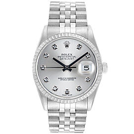 Rolex Datejust 36mm Unisex Stainless Steel Automatic Silver