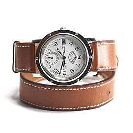 Hermes Clipper Stainless Steel Automatic 36mm Mens Watch