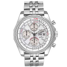 Breitling Bentley Motors GT Silver Dial Chronograph Mens Watch A13362