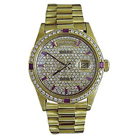 Rolex Day-Date President 18038 36mm Mens Vintage Watch