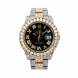 ROLEX DATEJUST II BLACK MEN'S WATCH - 116333