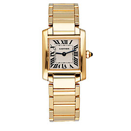 Cartier Tank Francaise Yellow Gold Ladies Watch