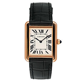 Cartier Tank Solo W5200024 18K Rose Gold Watch