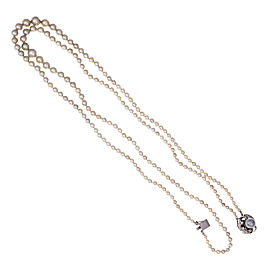 Vintage 1950 2 Strand Silver Gray Graduated Cultured Pearl Necklace 14k Cecil
