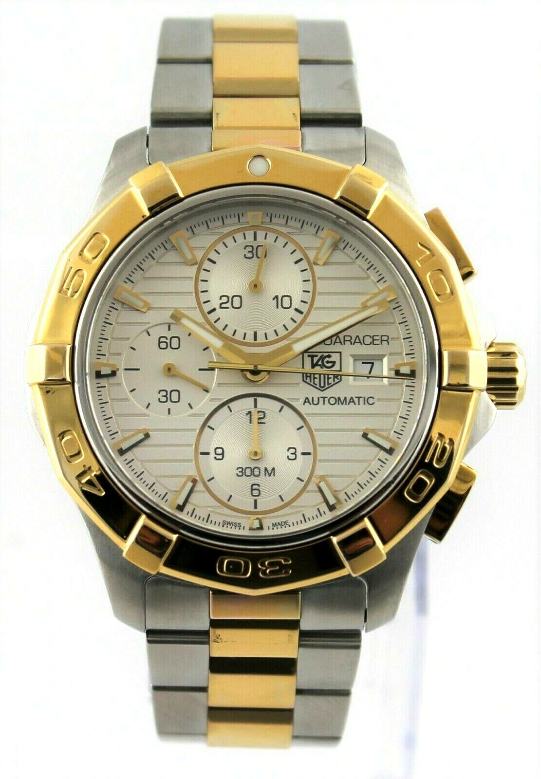 TAG HEUER AQUARACER AUTOMATIC CALIBRE 16 GOLD TONE CHRONO WATCH TAG Heuer Buy at TrueFacet