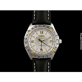 BREITLING ANTARES WORLD Automatic GMT Mens Ref. B32047 Watch - Stainless Steel