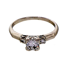 Platinum 0.35ct Diamond Engagement Ring Size 5.25