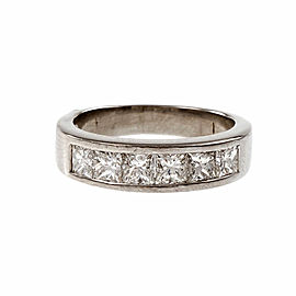 Platinum with 0.80ct. Diamond Ring Size 6