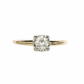 .35ct Diamond 14k Yellow Gold Engagement Ring