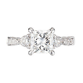 Peter Suchy GIA Certified 2.02 Carat Diamond Platinum Engagement Ring