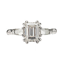 Peter Suchy 1.88 Carat Diamond Platinum Three-Stone Engagement Ring