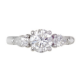 Peter Suchy 1.58 Carat Diamond Three-Stone Engagement Ring