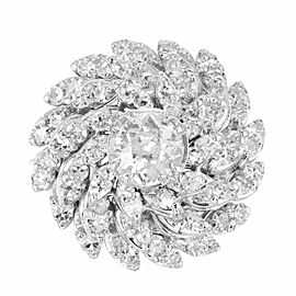 2.59 Carat Diamond White Gold Cocktail Ring