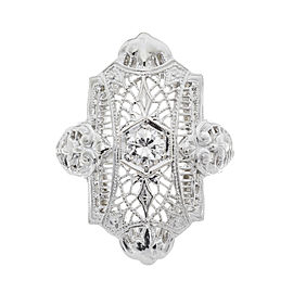 .18 Carat Diamond White Gold Ring