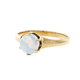 Victorian 14k Pink Gold Opal Ring