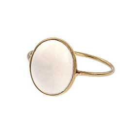 Ethiopian Opal Translucent 3.10ct Ring 18k Yellow Gold