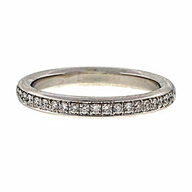 Peter Suchy Platinum Diamond Wedding Band Ring Size 6.25