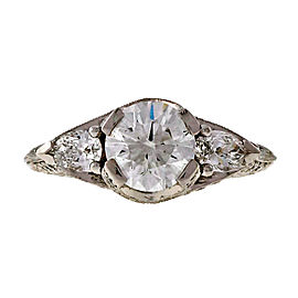 Peter Suchy Platinum with 1.05ct Diamond Engagement Ring Size 6