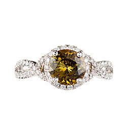 Peter Suchy 2.08 Carat Natural Alexandrite Diamond Halo Platinum Engagement Ring