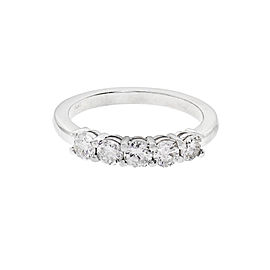 Peter Suchy 5 Diamond Platinum Wedding Band Ring