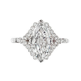 Peter Suchy 1.78 Carat Diamond Platinum GIA Certified Engagement Ring